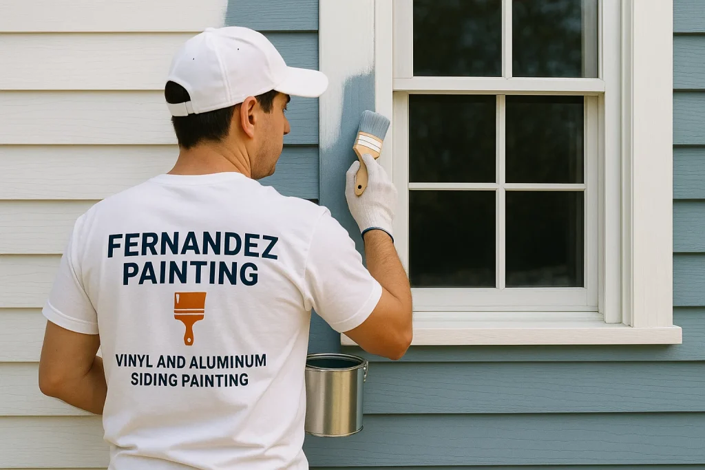 Vinyl and Aluminum Siding Painting